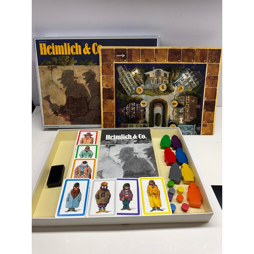 Heimlich & Co Board Game Ravensburger Wolfgang Kramer Vintage Spy Strategy Game